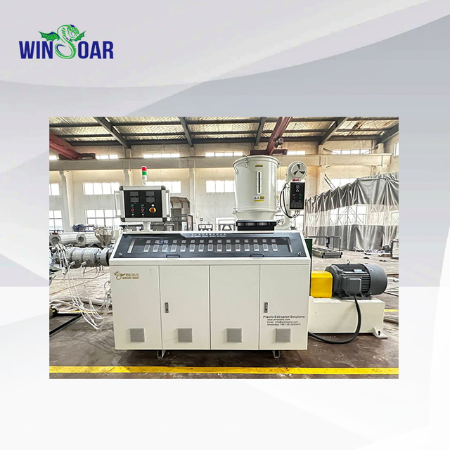 65 Single Screw Extruder Machine for PE Pipe/Profile Production