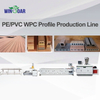 WPC Wood Plastic Decking Flooring Outdoor Panel Extrusion Production Line