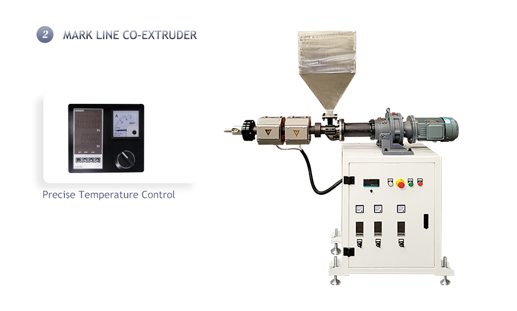 MARK LINE CO-EXTRUDER