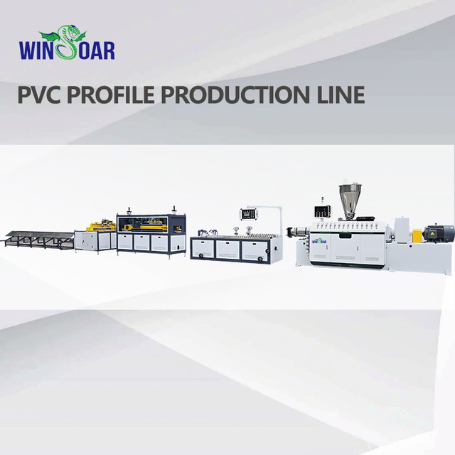 PVC Window Door Profile Production Extrusion Line