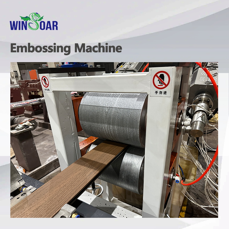 WPC Wood Plastic Decking Flooring Outdoor Panel Extrusion Production Line