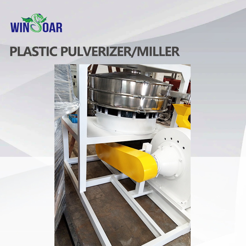 Automatic PE/HDPE/LDPE/PP/PVC/Pet /PS/ABS Plastic Pulverizer Grinding Milling Recycling Machine