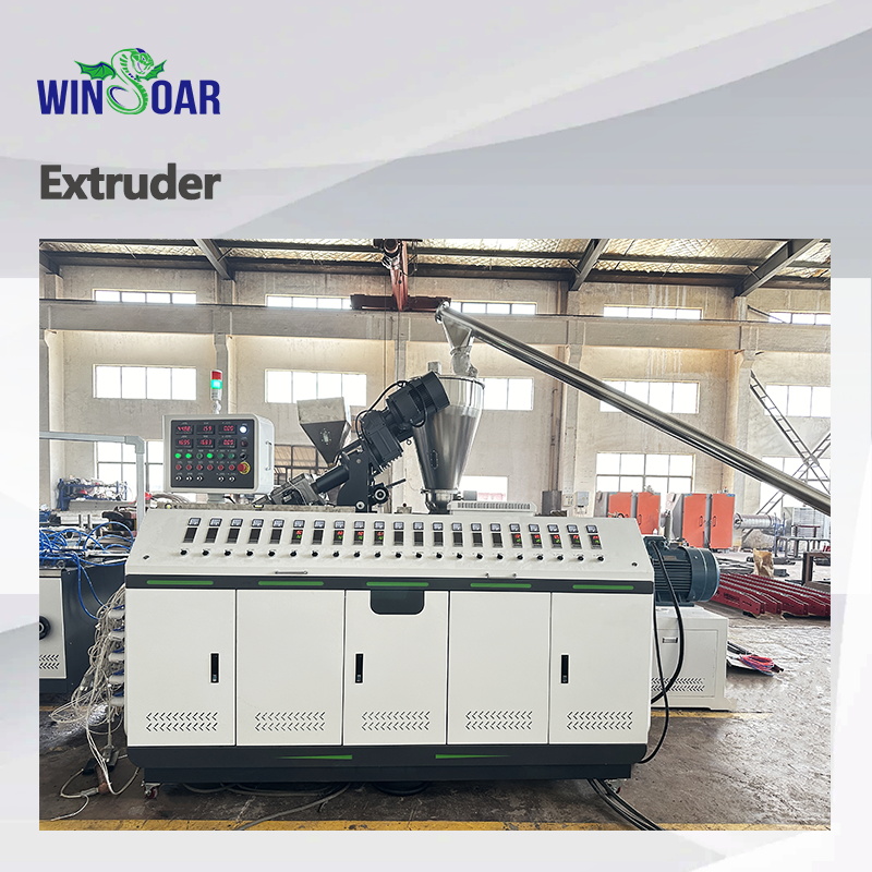 WPC Wood Plastic Decking Flooring Outdoor Panel Extrusion Production Line