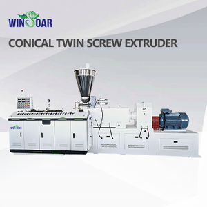 Sjsz-92/188 Plastic PVC Pipe Profile Granule Making Production Machine Conical Twin Screw Extruder 
