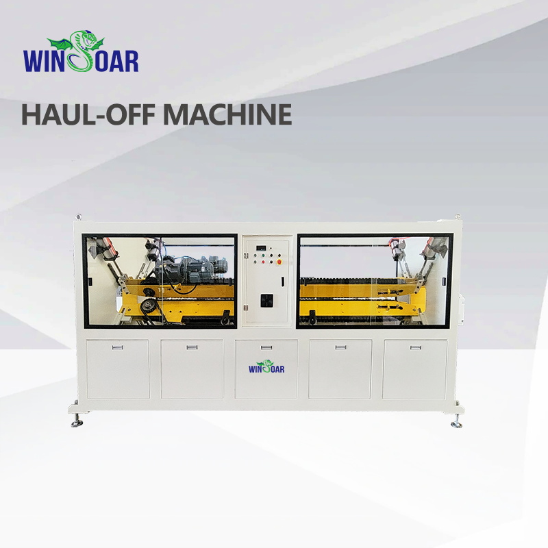 Plastic Profile Hual Off Machine/Plastic PVC WPC Door Panel/Wall Plate Traction Hauling Off Machine/Tractor