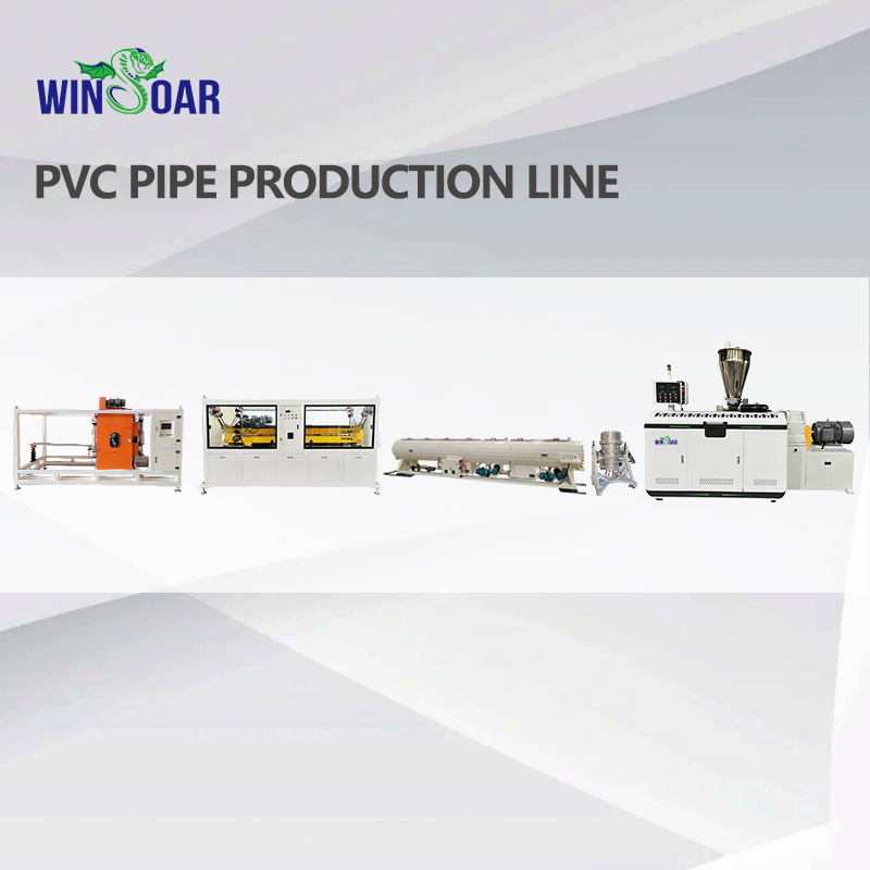 20-630mm PVC/CPVC/UPVC Single/Three Layers High Speed Water Supply/Drainage/Irrigation Pipe Production Line