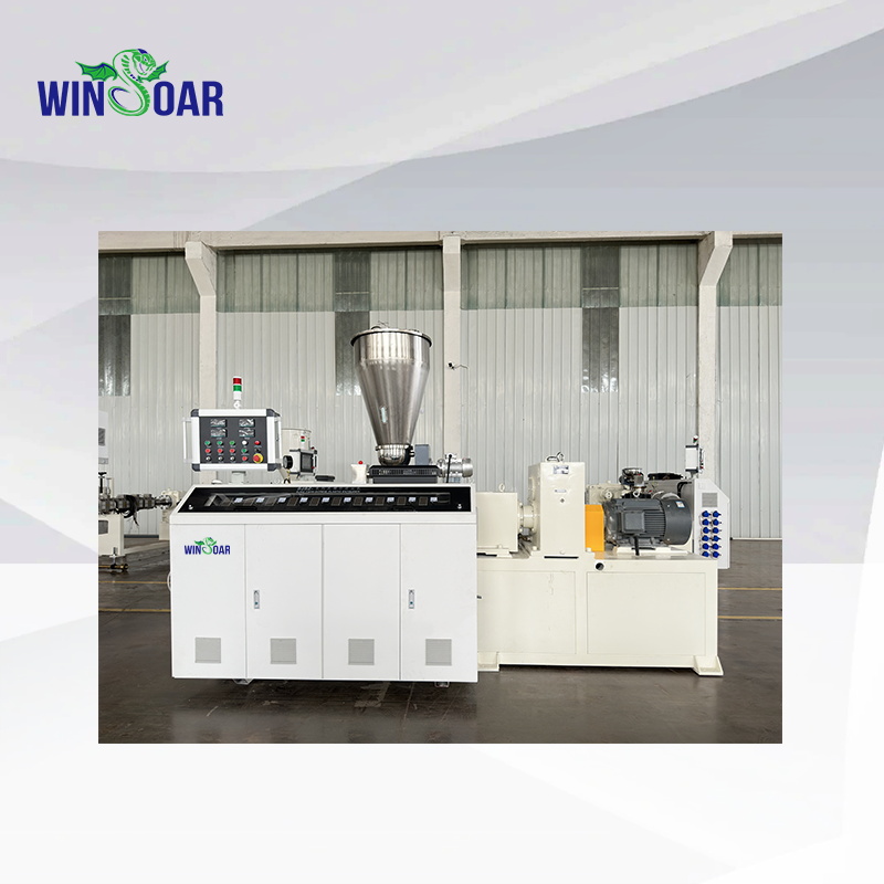 PVC WPC Door Frame Profiles Extruder / Wood Plastic Composite Board Panel Making Machine