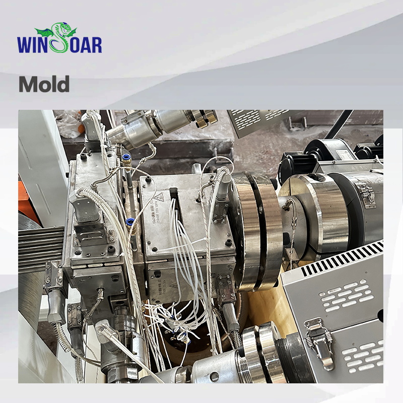 WPC Wood Plastic Decking Flooring Outdoor Panel Extrusion Production Line