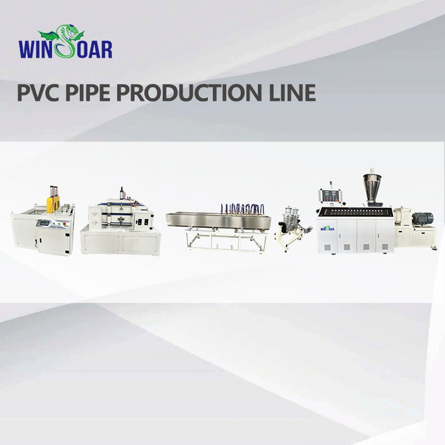 1 Output 2 PVC Pipe Production Line Electrical Conduit Water Supply UPVC PVC Tube Pipe Production Extrusion Line