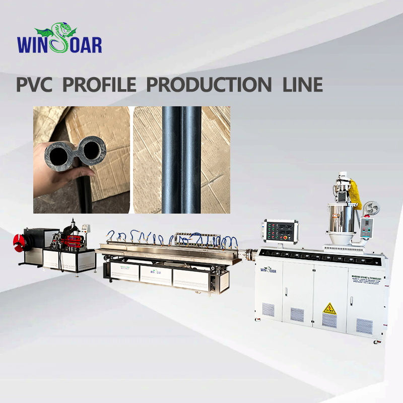 High-Efficiency PVC Double-Channel Milk Conveying Pipe Profile Production Line