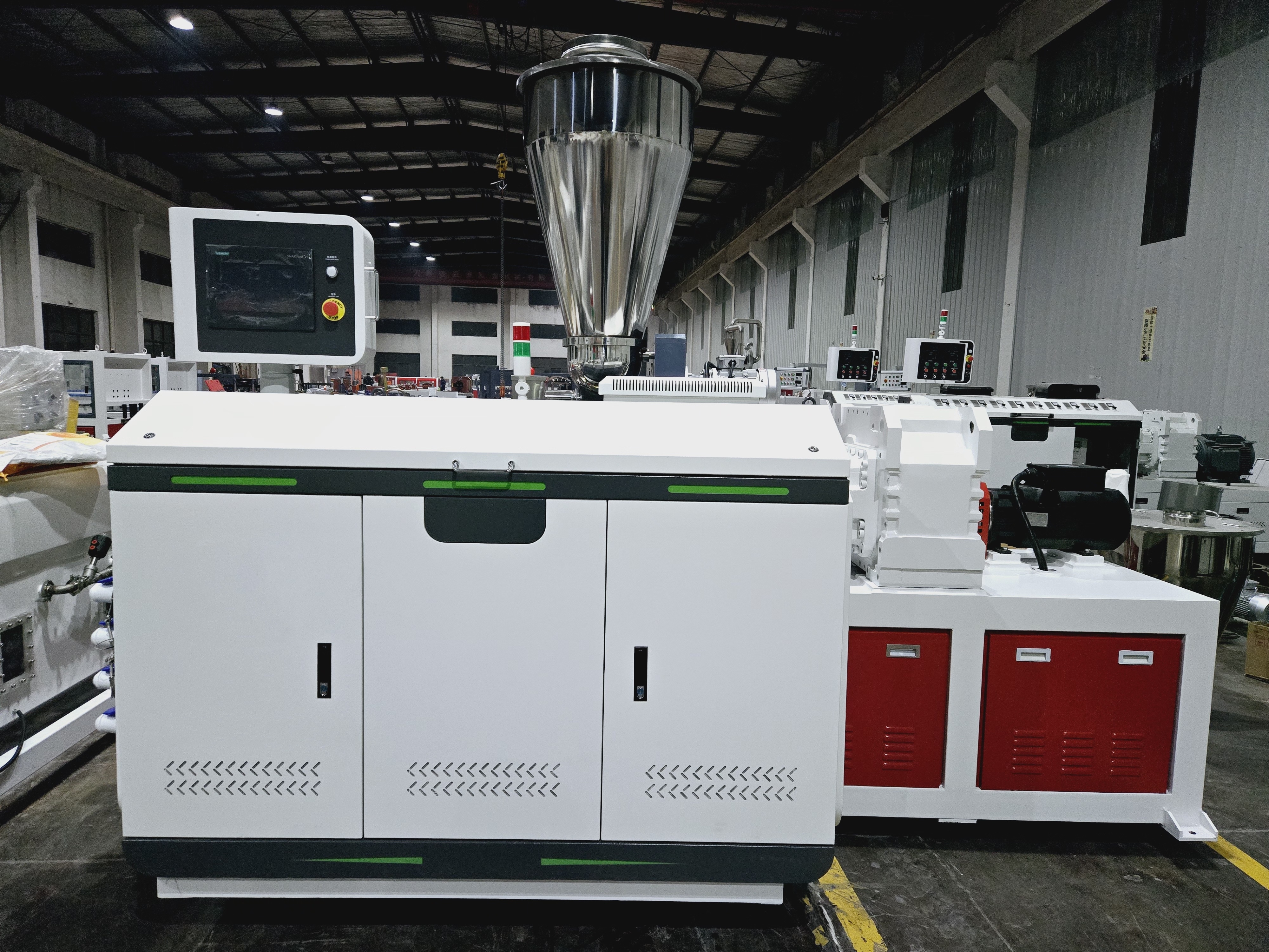 CONICAL TWIN SCREW EXTRUDER