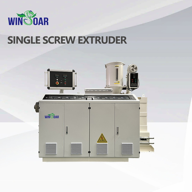 Pelletizing/Pipe/Sheet Making Machine Single Screw Extruder