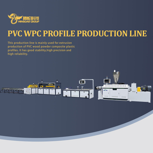 PVC WPC Door Panel Making Machine Plastic PVC WPC Profile Production Line