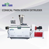 PVC Plastic Making Machine Sjsz 65/132 Conical Twin Screw Extruder