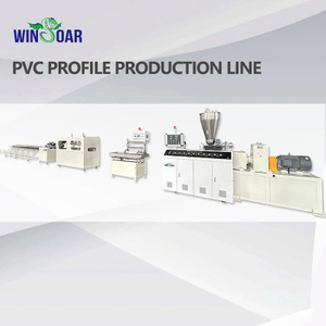 PVC WPC Door Frame Profiles Extruder / Wood Plastic Composite Board Panel Making Machine