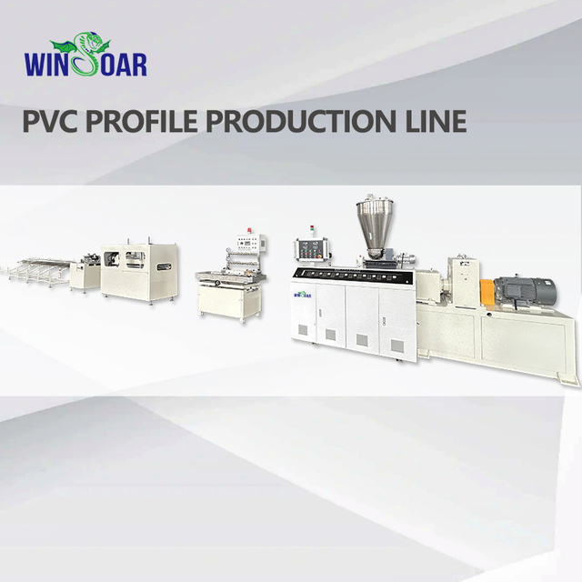 PVC WPC Door Frame Profiles Extruder / Wood Plastic Composite Board Panel Making Machine