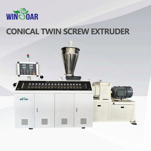 Conical Twin Screw Extruder for PVC Profile/Pipe Production