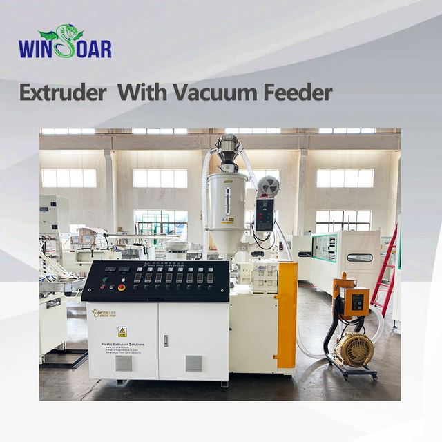 Single Screw Extruder Plastic Profiles Production Line