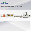 High Effeciency Double Screw PVC Pipe Production Line For Air Delivery