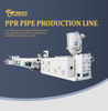 Toughness Green PPR Pipe Production Line For Cold Water