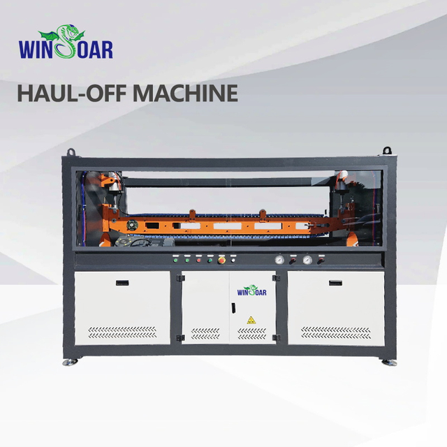 Two Claws Plastic Pipe/Profile/Board/Sheet Haul off Machine