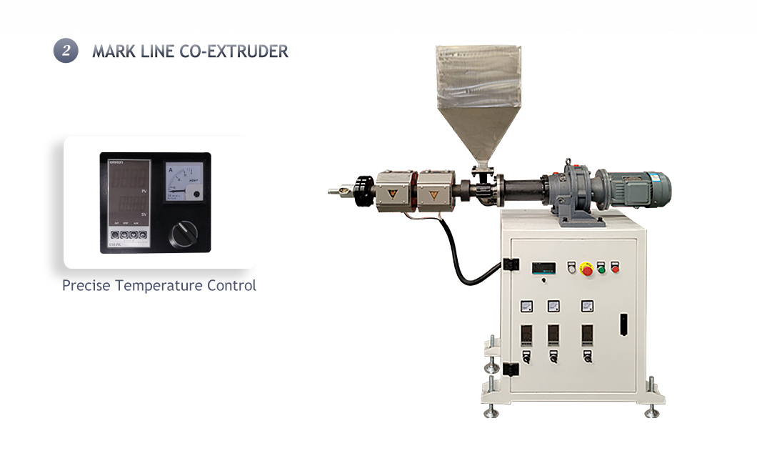 MARK LINE CO-EXTRUDER