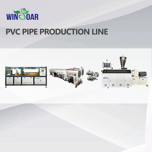 PVC Plastic Pipe High Speed Dual Output Production Line