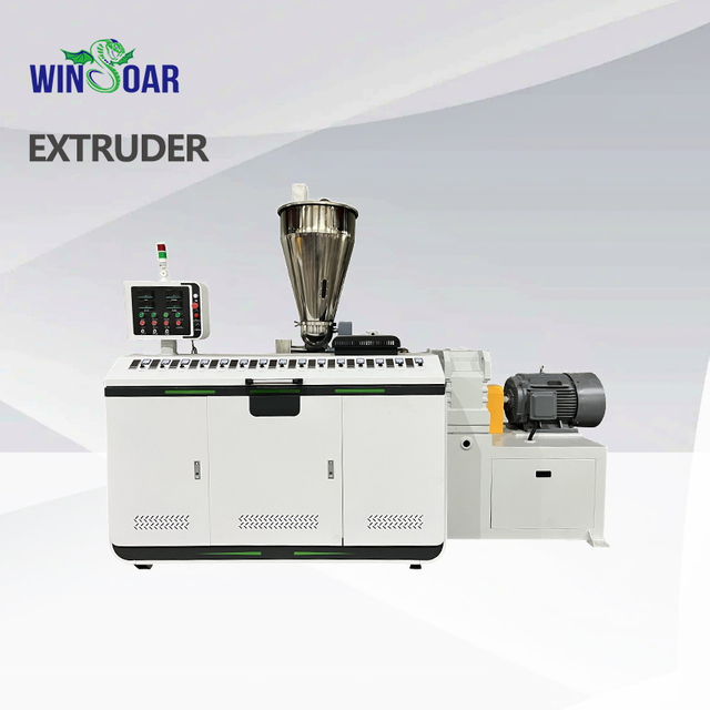 High Effeciency Double Screw PVC Pipe Production Line 