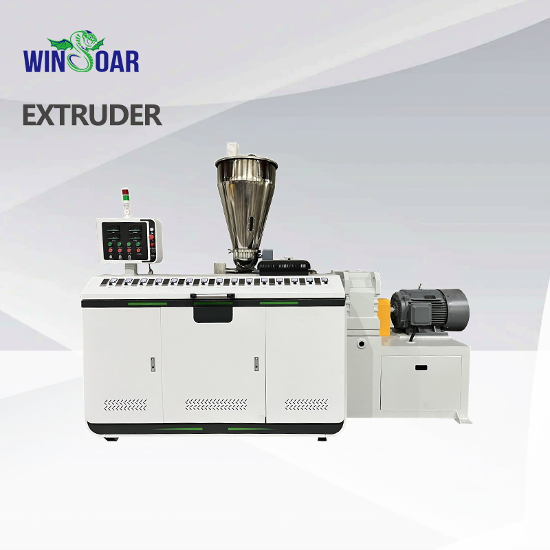 High Effeciency Double Screw PVC Pipe Production Line For Air Delivery