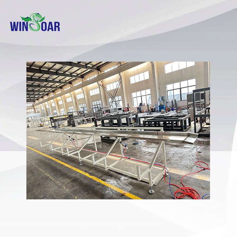 PVC WPC Door Frame Profiles Extruder / Wood Plastic Composite Board Panel Making Machine