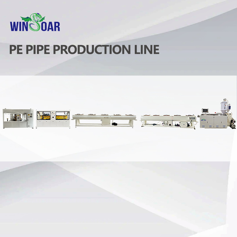 315-800mm Single Layer High Speed HDPE/LDPE Water Supply/gas Pipe Extrusion Making Machine