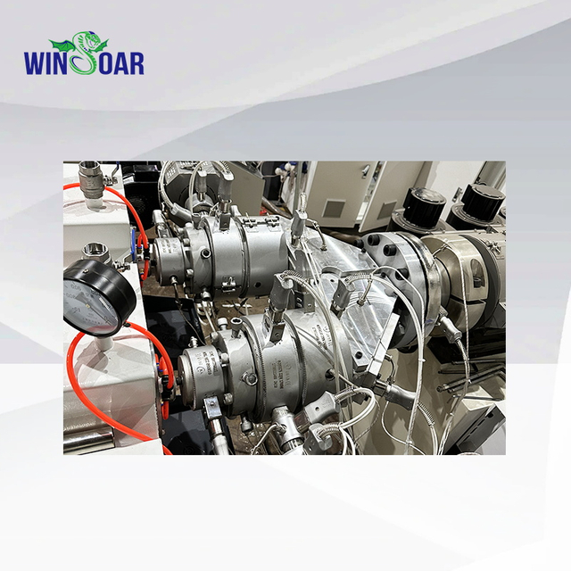 PVC Plastic Pipe High Speed Dual Output Production Line