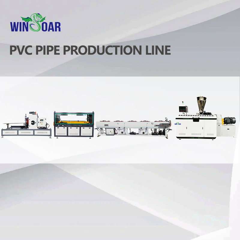 PVC Drainage Pipe Water Supply Irrigation Sanitary Sewage Tube Manufacturing Production Machine