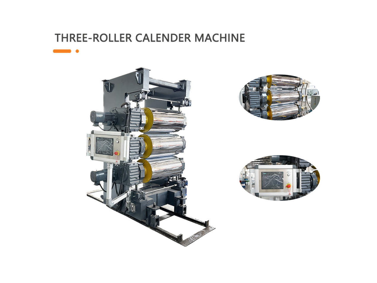 Three-roller calender machine&nbsp;