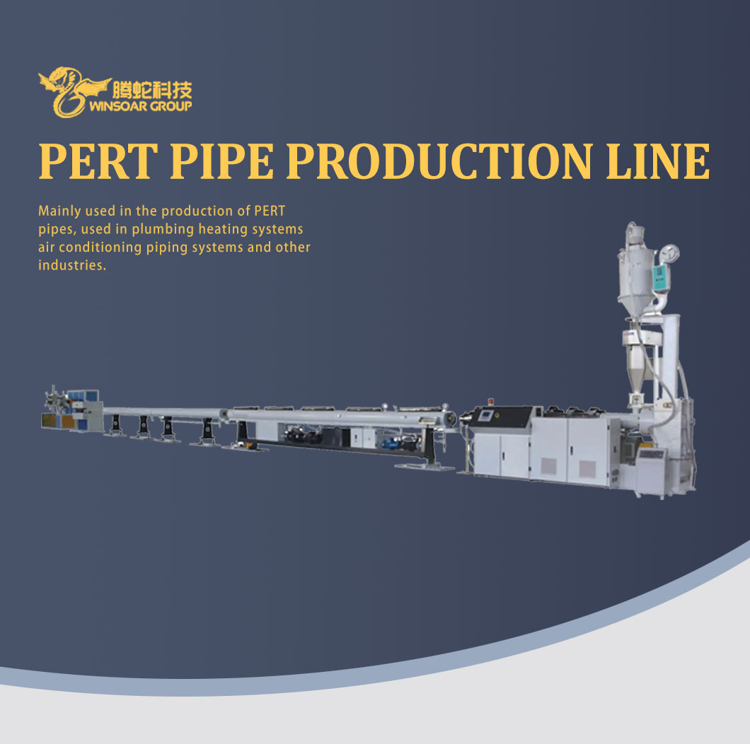 Low Consumption Cutting PE-RT Pipe Production Line For Business Districts