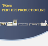 High Speed Hot Melt Welding PE-RT Pipe Production Line For Apartments
