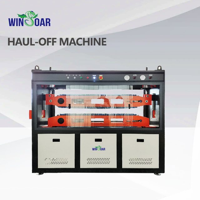 Plastic Door Boards, Sheets, Window Profiles Haul-off Machine