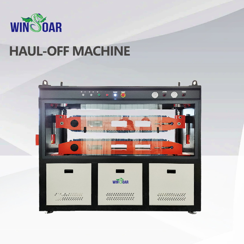 HDPE Pipe Traction Machine Plastic Pipe Haul off Machine