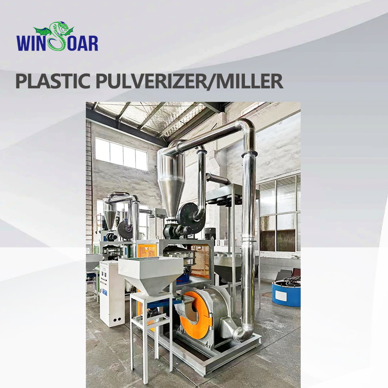 Pvc PE Powder Making Crushed Plastic Pulverizer Milling Machine