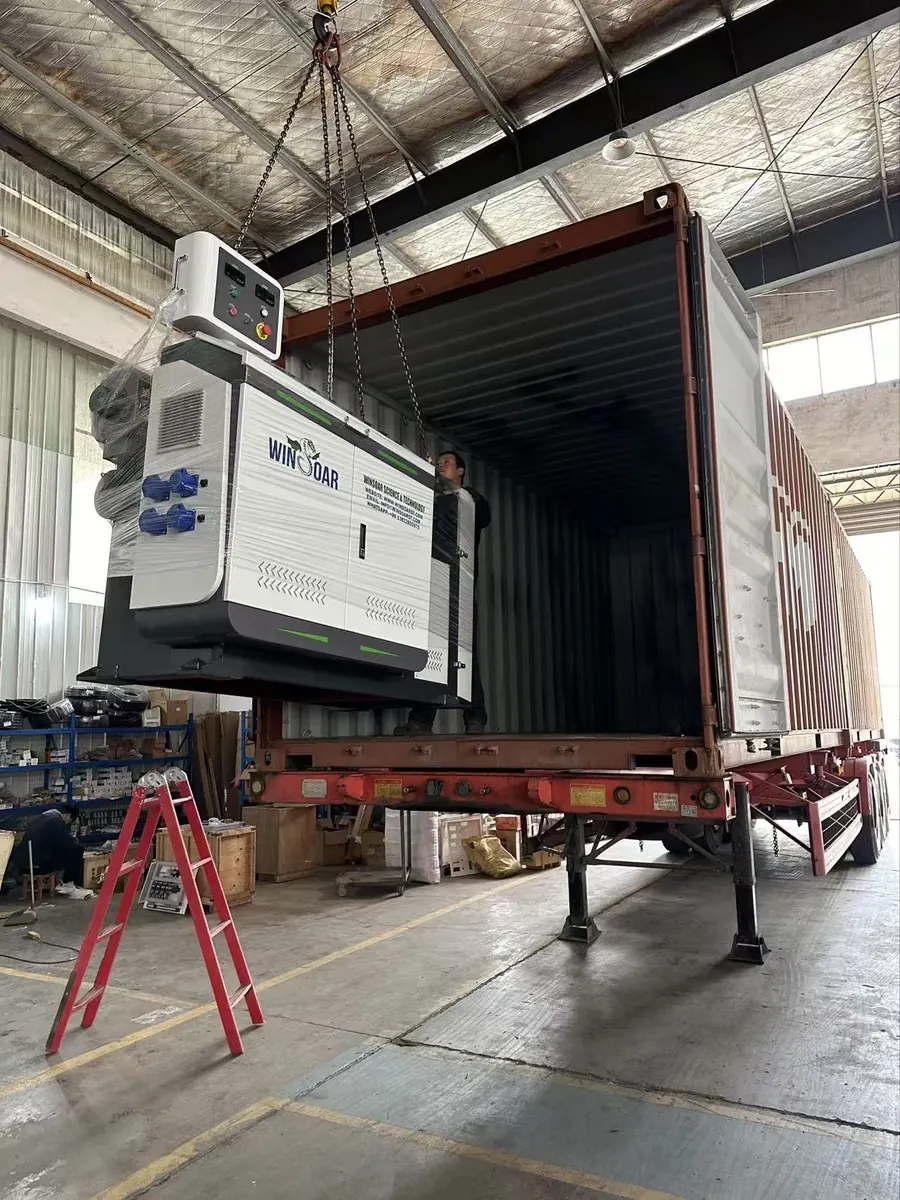 PVC pipe production line container loading and shipping support