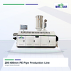 Single screw extruder for 200-400mm PE pipe production line