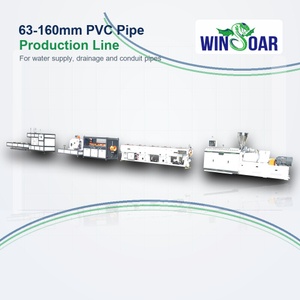 63-160mm PVC pipe machine complete production line
