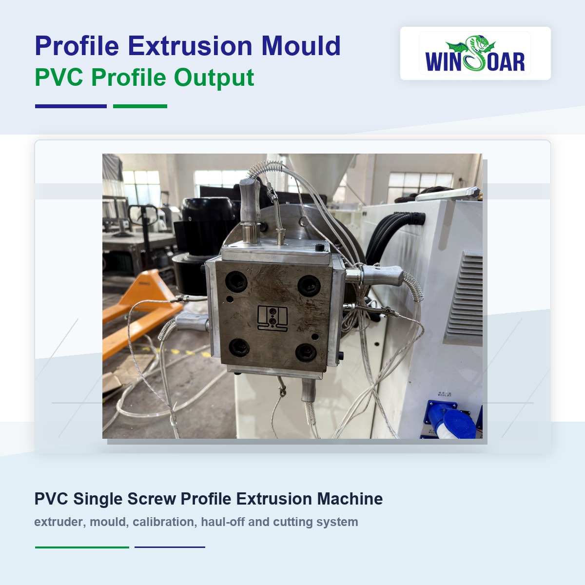 PVC profile extrusion mould