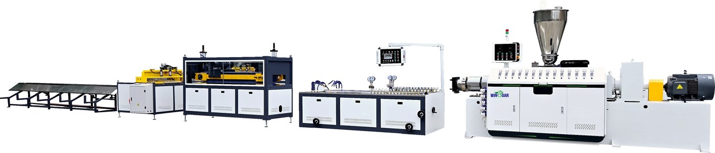 Complete Winsoar PVC profile extrusion line