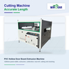Cutting machine for PVC hollow door panel production