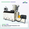 20-110mm PE pipe production line HDPE pipe extrusion machine