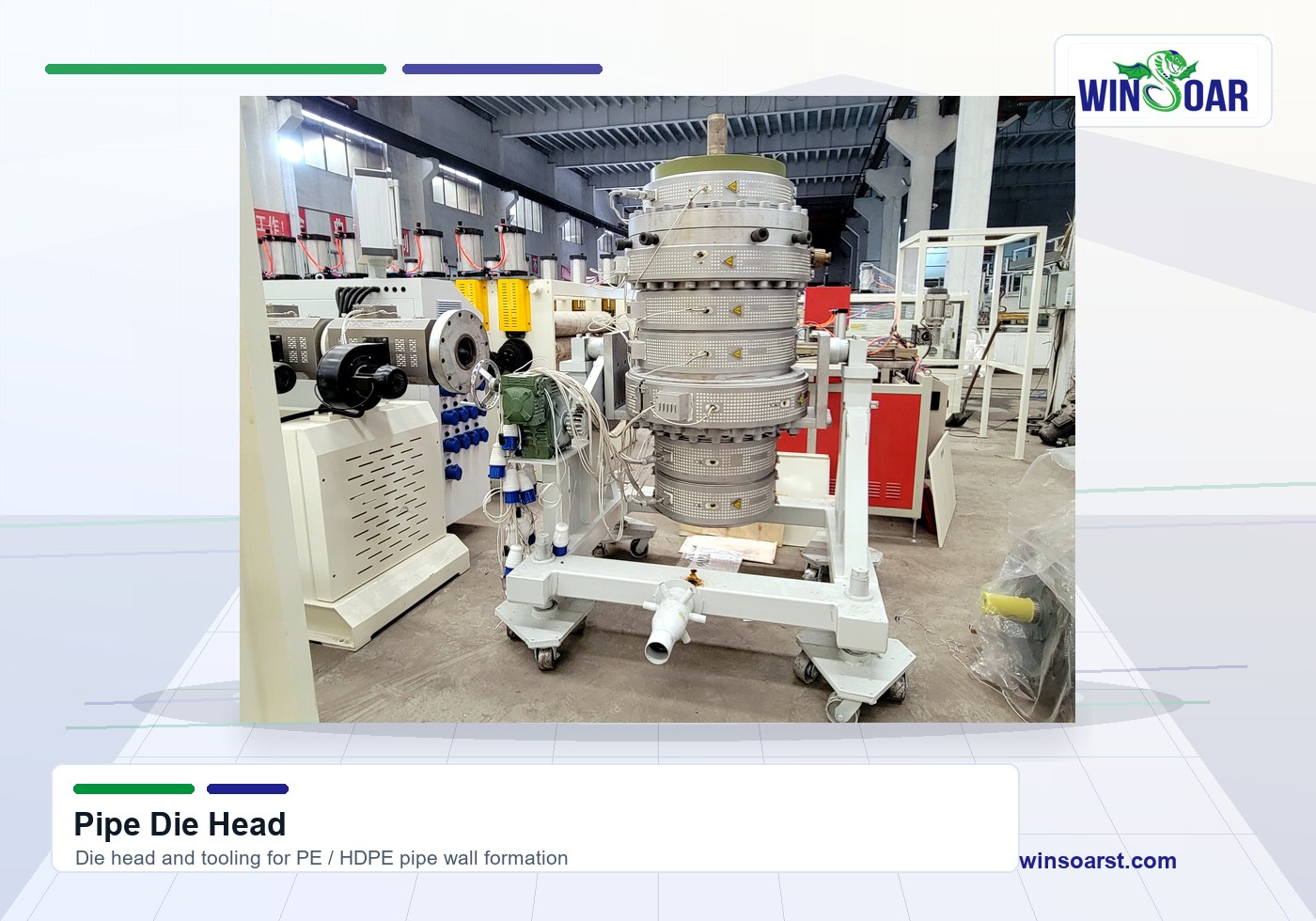 Pipe die head for 200-400mm PE Pipe Production Line