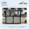 Cutting machine for PE WPC decking production line