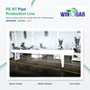 Spray cooling tank for PE-RT floor heating pipe line