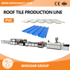 PVC Hollow Corrugated Roofing Sheet Production Line